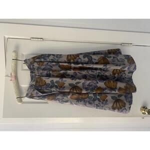 Floral Midi Gathered Skirt - Chemical Girl - Size Large